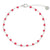 Enamel Heart Anklet