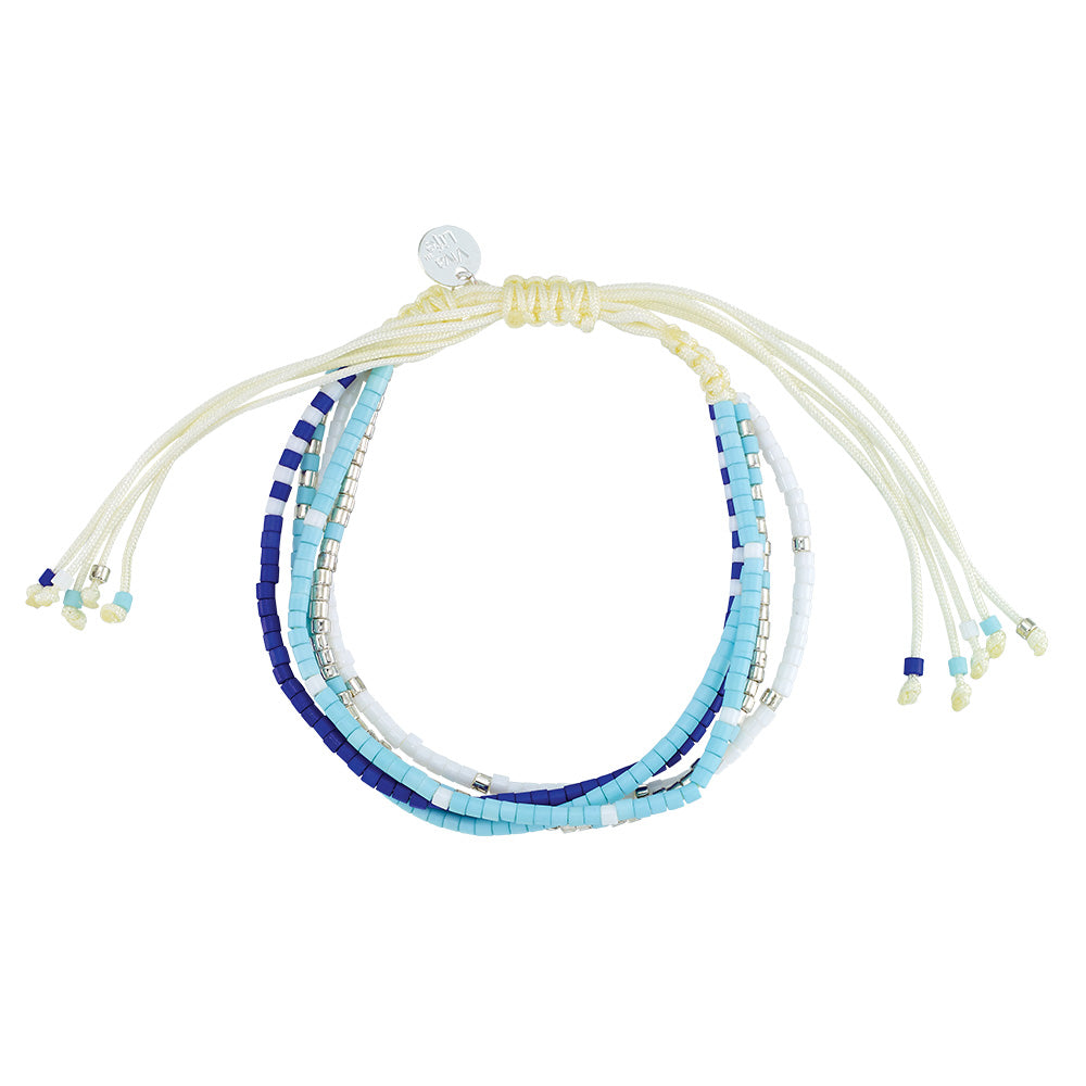 Five-Strand Seedbead Adjustable Bracelet