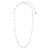 Dainty Enamel Metal 15" Necklace