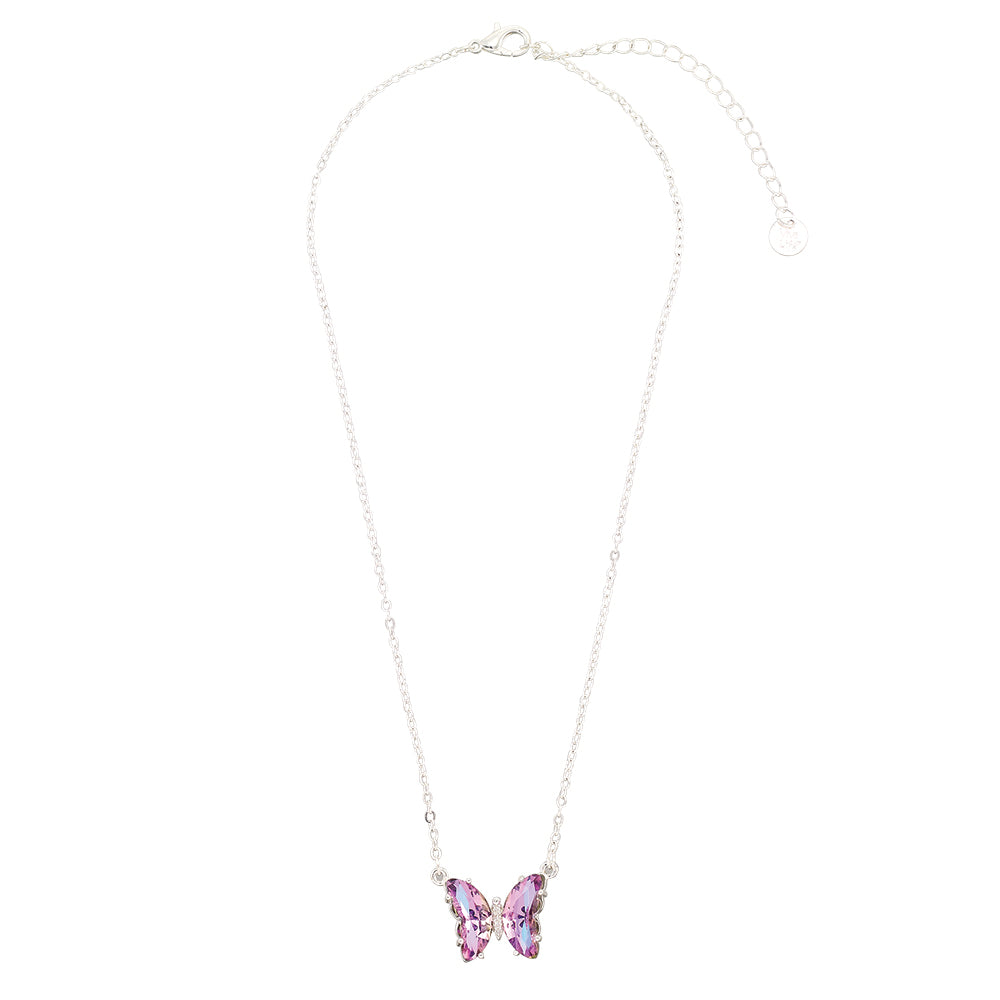 Crystal Butterfly Necklace