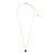 January Garnet Birthstone Necklace