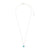 March Aquamarine Birthstone Necklace