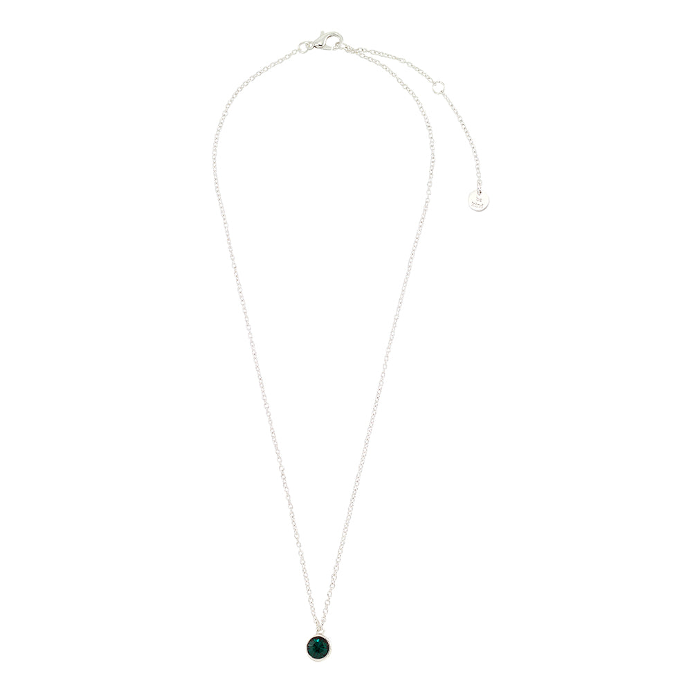 May Emerald Birthstone Necklace