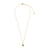 August Peridot Birthstone Necklace