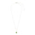 August Peridot Birthstone Necklace