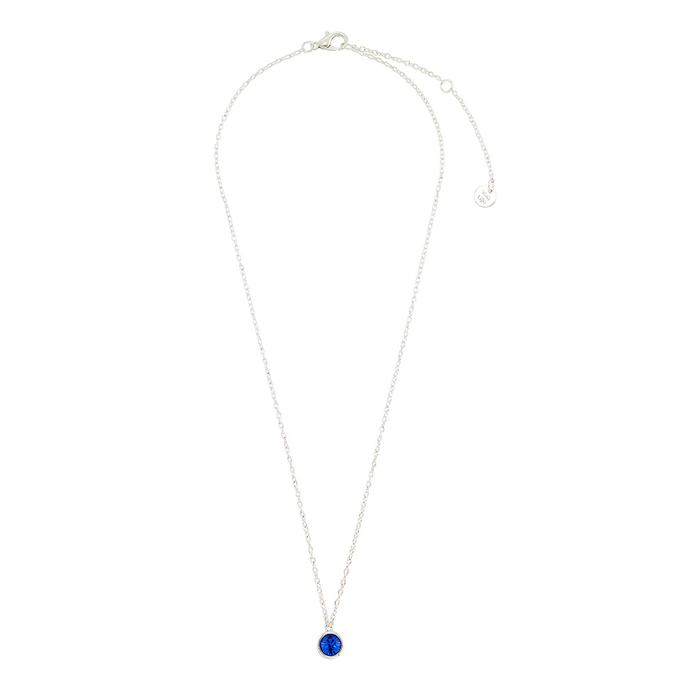 September Sapphire Birthstone Necklace