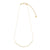 Oval Beaded Mother of Pearl 15" Necklace