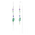 Stone, Crystal & Pearl Threader Earrings