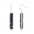 Heishi Cut Stone Drop Earrings