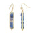 Heishi Cut Stone Drop Earrings