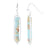 Heishi Cut Stone Drop Earrings