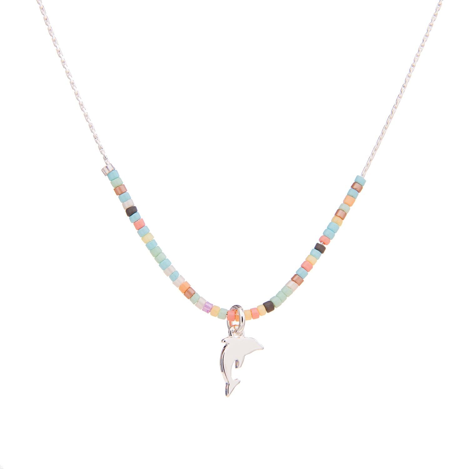 Lapis Beaded Lucky Charm Pendant Necklace – MAYAMAR
